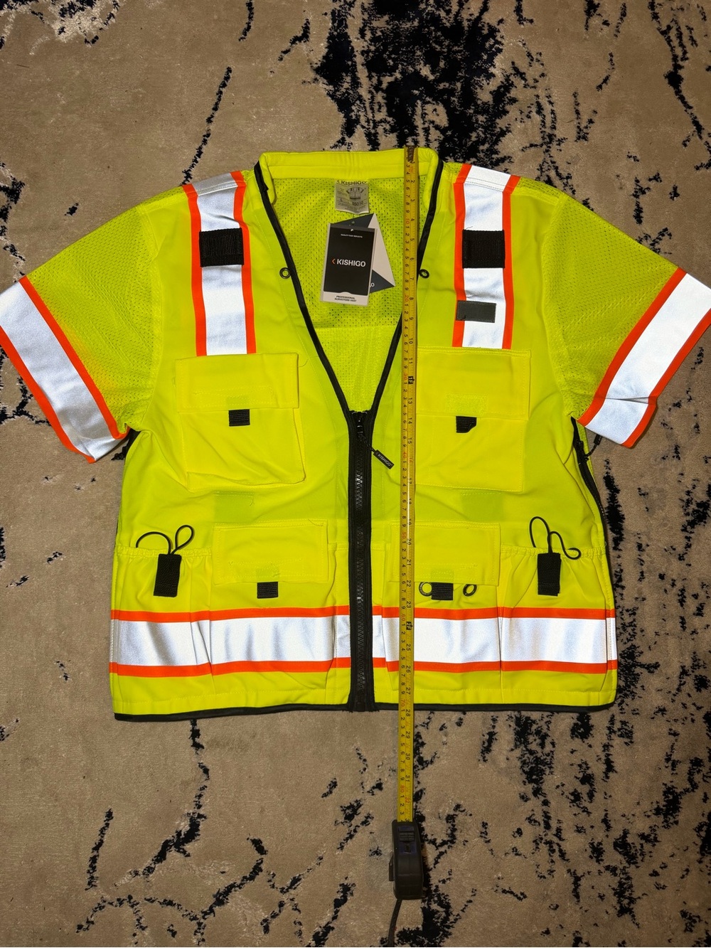 High-Visibility Safety Vest Shirt NEW KISHIGO Sz L